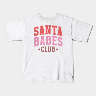 Santa Babes Club Kids T-Shirt